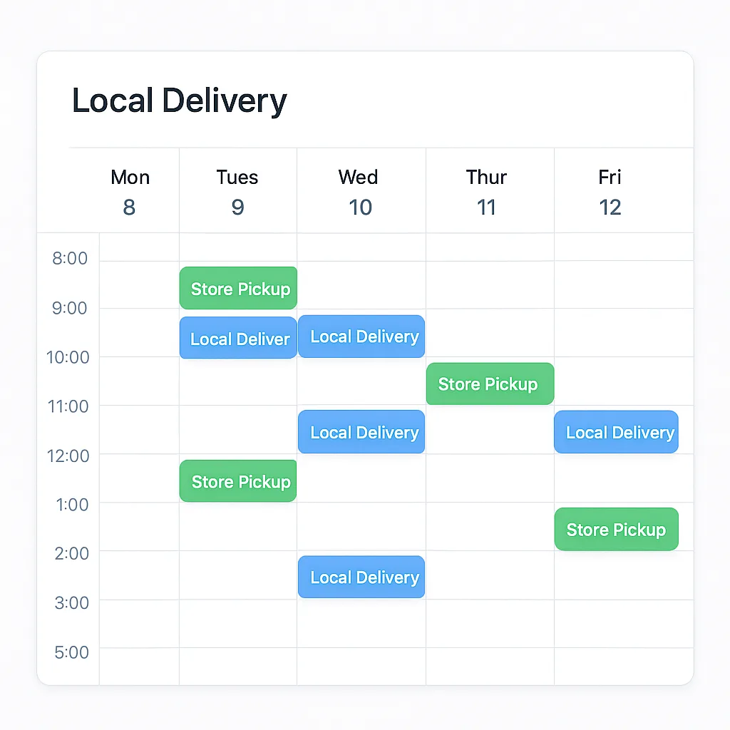 How to Avoid Double Bookings and Scheduling Errors for Shopify Store Pickup & Local Delivery?