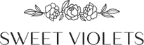 Sweet Violets Flowers logo
